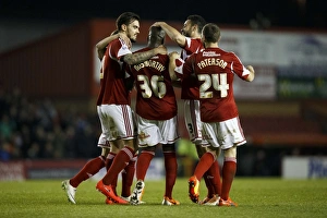 Gate Prints: Bristol City Celebrates 2-0 Lead Over Port Vale, Nyron Nosworthy Scores