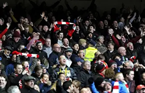 Framed Print : Bristol City Celebrates Aden Flint's Goal Against Nottingham Forest (27.02.2016)