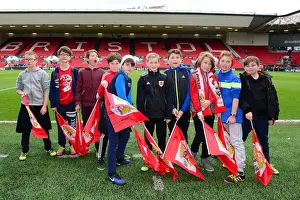 Bristol City Celebrates Championship Victory Over Burton Albion at Ashton Gate (04/03/2017)