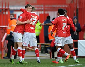 Bristol City Celebrates Matt Smith's Goal Against Fleetwood Town