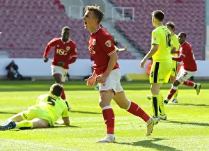 Bristol City V Huddersfield Town Prints: Bristol City Celebrates Promotion: Joe Bryan's Goal Against Huddersfield Town (30)