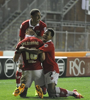 Bristol City Celebrates: Wilbraham, Tavernier, and Smith's Goal Blitz (07-04-2015)
