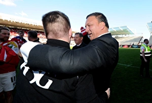 Bristol City V Coventry City (Champions) Prints: Bristol City Celebrates Win Against Coventry City, 18 April 2015