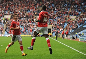 Bristol City Celebrates Win Against Coventry City, 181014