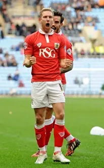 Coventry City V Bristol City Prints: Bristol City Celebrates Win Against Coventry City at Ricoh Arena, 2014