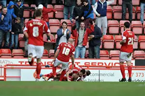 Bristol City Celebrates Win Against Gillingham: Simon Gillett's Goal