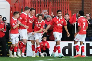 Bristol City Celebrates Win Against Notts County: Matt Smith's Goal