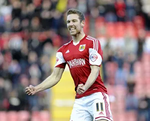 Bristol City Celebrates Win Against Stevenage, 29 December 2013