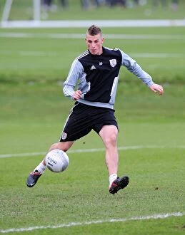 Images Dated 12th January 2012: Bristol City: Chris Wood Begins Training with New Team (Joseph Meridith/12-1-12)