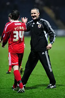 Preston V Bristol City Prints: Bristol City Claims Championship Victory: Keith Milen's Triumph at Preston North End (05-02-2011)