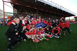 Title Prints: Bristol City Claims League Glory: Thrilling Ashton Gate Celebrations