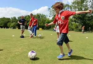 Brislington Prints: Bristol City Community Trust at Bristol Citys pre-season game against Brislington FC