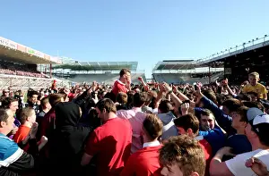 Bristol City Crowned Champions: Euphoric Fans Invade Pitch