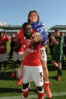 Title Prints: Bristol City Crowned Champions: Osborne and Freeman's Emotional Reaction (April 18)