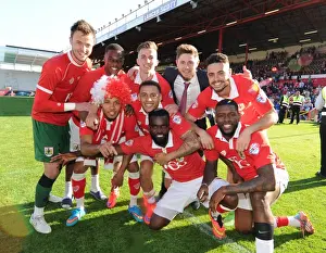 Title Prints: Bristol City Crowned League One Champions: Euphoric Celebrations after Draw with Coventry City