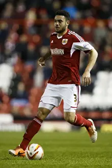 Gate Prints: Bristol City Defender Derrick Williams in Action during Bristol City vs Port Vale