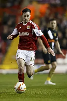 Gate Prints: Bristol City Defender Greg Cunningham in Action during Bristol City vs Port Vale