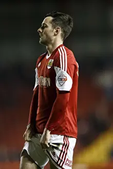 Gate Prints: Bristol City Defender Greg Cunningham's Frustration at Ashton Gate
