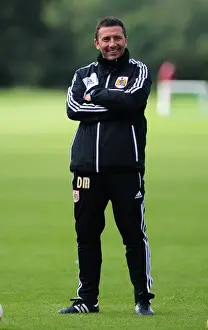 Bristol City: Derek McInnes Leads Training Session, September 2012
