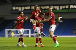 Brighton V Bristol City Prints: Bristol City: Derrick Williams Scores