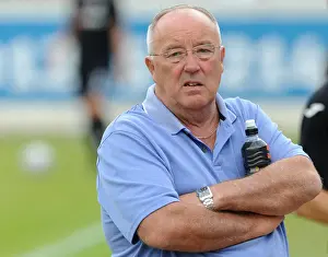 Pre Season Prints: Bristol City Director, Keith Burt Overseeing Pre-Season Friendly at Twerton Park (Bath City vs)