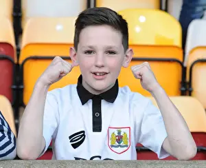 Bristol City Fan Celebrates Promotion-Winning Goal vs. Bradford City (14/04/2015)