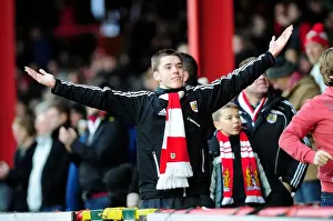 Bristol City V Ipswich Town Prints: Bristol City Fan Euphoria: Goal Celebration vs Ipswich Town (2013)