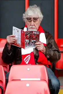 Bristol City V West Ham United - Fans Prints: Bristol City Fan Perusing Match Program Before FA Cup Encounter vs. West Ham United, 2015