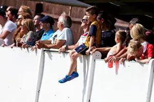 Bristol City Fans in Action during the 2017 Pre-season Friendly against Bristol Manor Farm