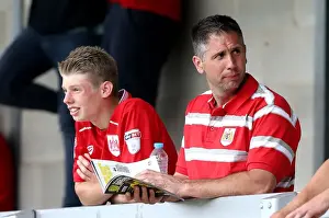 Bristol City Fans in Action at Burton Albion's Pirelli Stadium, Sky Bet Championship Match