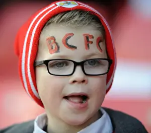 Bristol City V West Ham United - Fans Prints: Bristol City Fans in Action: FA Cup Fourth Round Match against West Ham United at Ashton Gate (January 2015)