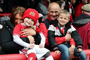 Brentford V Bristol City Prints: Bristol City Fans in Action at Griffin Park: Sky Bet Championship Match (16/04/2016)