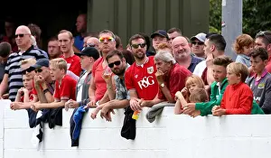 The Grove Prints: Bristol City Fans in Action at Hengrove Athletic Pre-Season Friendly