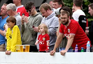 The Grove Prints: Bristol City Fans in Action: A Pre-Season Enthusiasm at Hengrove Athletic
