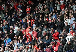 Title Race Prints: Bristol City Fans in Action at Preston North End's Deepdale