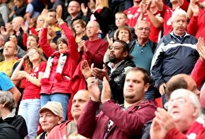 Images Dated 10th September 2016: Bristol City Fans in Action at Rotherham United Match, Sky Bet Championship (September 10, 2016)