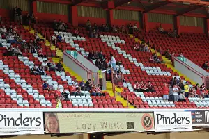 12 15 Prints: Bristol City Fans at Bramall Lane: Opening Day of Sky Bet League One - Sheffield United vs