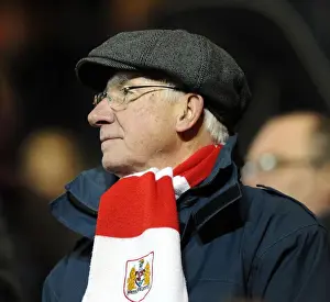 Bristol City V Doncaster Prints: Bristol City Fans Brave the Cold at Ashton Gate Stadium during FA Cup Third Round Replay against Doncaster Rovers
