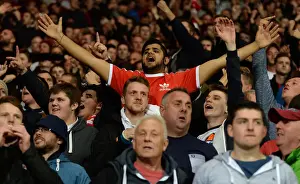 Bristol City Fans at Cardiff City Stadium during Sky Bet Championship Match
