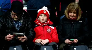 Derby County V Bristol City Prints: Bristol City Fans Celebrate Championship Victory at iPro Stadium during Derby County Match