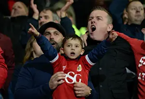 Framed Print : Bristol City Fans Celebrate Promotion to Sky Bet Championship at Cardiff City Stadium Framed Print : Bristol City Fans Celebrate Promotion to Sky Bet Championship at Cardiff City Stadium