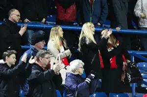 Leeds V Bristol City Prints: Bristol City Fans Celebrate Victory at Elland Road: Leeds United vs
