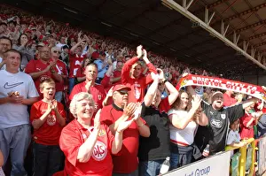 Promotion Prints: Bristol City Fans Celebrating Promotion to Championship