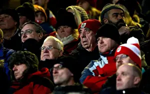 Ipswich Town V Bristol City Prints: Bristol City Fans Cheer at Ipswich Town's Portman Road during Sky Bet Championship Match