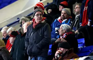 Ipswich Town V Bristol City Prints: Bristol City Fans Cheer at Portman Road during Sky Bet Championship Match against Ipswich Town (December 2016)