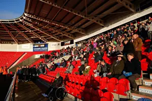 Bristol City Fans Cheering at Doncaster Rovers's FA Cup Match, January 2015
