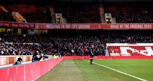 Images Dated 21st January 2017: Bristol City Fans at The City Ground, Nottingham Forest vs Bristol City