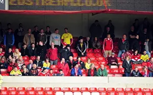 Nottingham Forest V Bristol City Prints: Bristol City Fans at The City Ground during Nottingham Forest vs