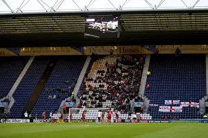 Preston North End V Bristol City Prints: Bristol City Fans at Deepdale: Passionate Showdown against Preston North End in Sky Bet Championship (April 4)