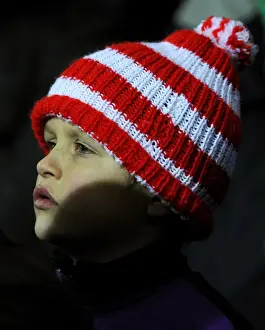 West Brom Prints: Bristol City Fan's Determination at The Hawthorns during FA Cup Third Round: West Brom vs Bristol City (January 9)